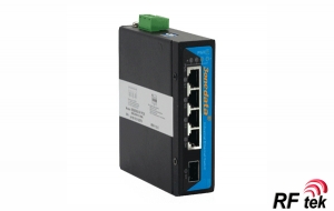 IPS205G-GS-4POE / 4TP+1Gigabit SFP POE Endüstriyel Ethernet Switch