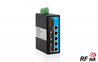 IES615-2D(RS-232)--5TP+2RS-232 portlu Endüstriyel Ethernet Switch