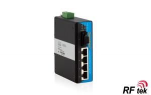 IES215-1F / 4TP+1F portlu End&uuml;striyel Ethernet Switch