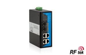 IES206G-2GS - 6 portlu Full Gigabit Endüstriyel Ethernet Switch