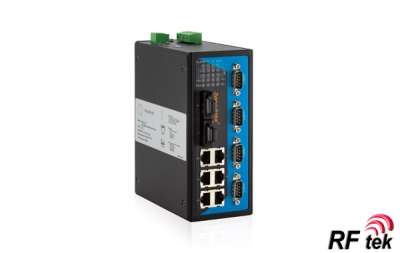IES618-2F-4D(RS-232) 6TP+2Fiber+4RS-232 portlu End&uuml;striyel Ethernet Switch