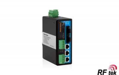 IES615-2F-2D(RS-485) 3TP+2F+2RS-485 portlu End&uuml;striyel Ethernet Switch