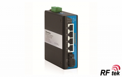 IPS215-F-4POE / 4TP+1Fiber POE Portlu End&uuml;striyel Ethernet Switch